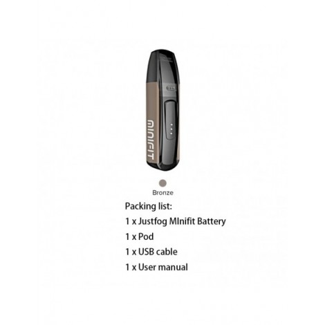 JUSTFOG Minifit Kit 370mAh AIO Pod System 1.5ml Capcity