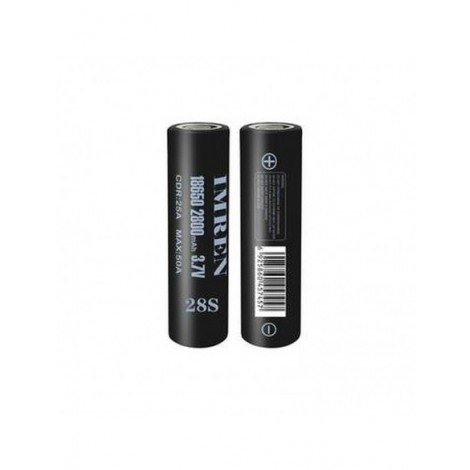Imren 18650 Battery 2800mAh 50A 2pcs